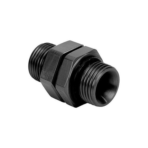 MagnaFuel MP-3030-BLK Coupler Fitting, -10 AN ORB to 3/8 NPT, Male, Aluminum, Black