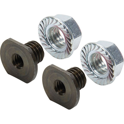 Allstar ALL18547 Threaded Nut Insert, 1/4-20 in. 3/8 in. OD, Steel, Pair