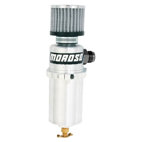 Moroso 85500 Breather Tank, Billet Aluminum, -12AN Inlet, 1 qt. Each