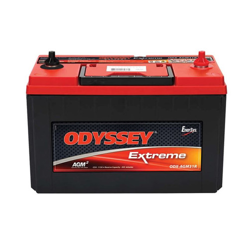 Odyssey ODX-AGM31R Extreme Series, 12V Battery, AGM, 2,150 Pulse Cranking Amps, Top Post