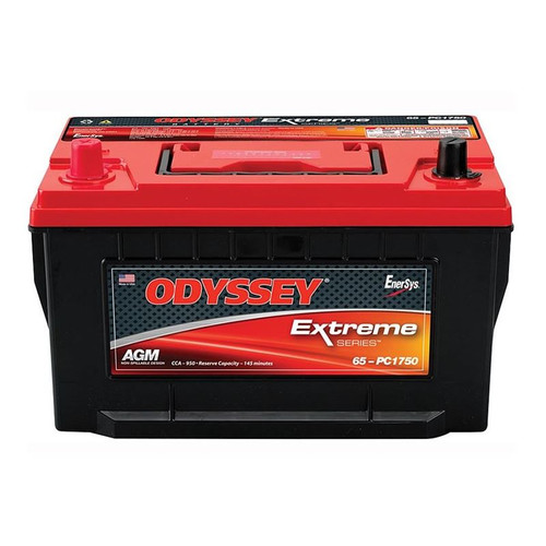 Odyssey 65-PC1750 Extreme Series, 12V Battery, AGM, 1,750 Pulse Cranking Amps, Top Post