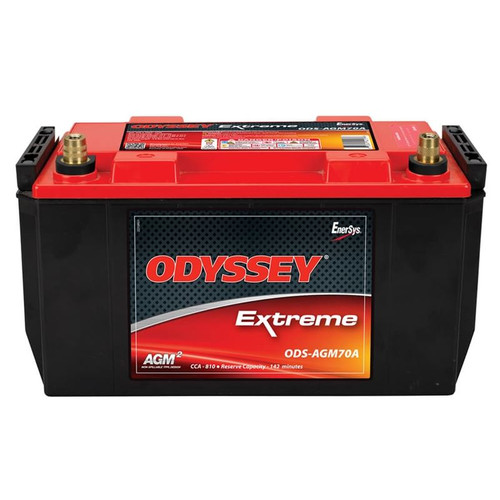 Odyssey PC1700T 12V Battery, AGM, Deep Cycle/Starting, 1,550 Pulse Cranking Amps, Top Post