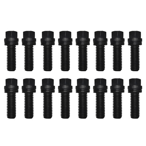 ProForm 66756 Wedge-Locking Header Bolts Hex Head 3/8 Diameter X 1 Inch Blk Oxide Finish 16 Pcs