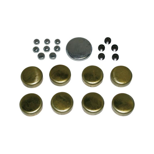 ProForm 66554 Brass Freeze Plug Kit For Ford 352/390/428 Engines All Sizes Needed Included