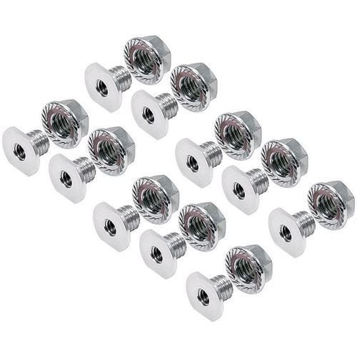 Allstar ALL18548-10 Threaded Nut Insert, 1/4-20 in. 3/8 in. OD, Aluminum, Pack of 10