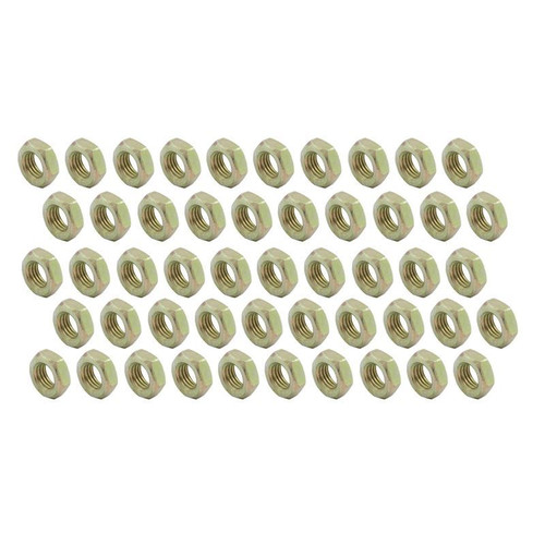 Allstar ALL18251-50 Jam Nuts, 1/4-28 in. Left Hand Steel, Pack of 50