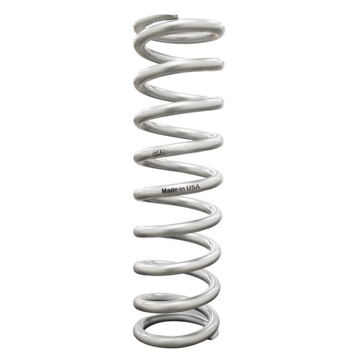 QA1 12HT220 12 in. Long, 2.5 in. I.D. High Travel Coil Spring, 220 lbs. Silver