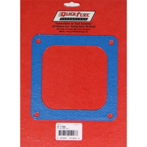 QuickFuel 8-1104 Carburetor Base Plate Gasket, Open, Composite, 4500 Dominator Flange, Each