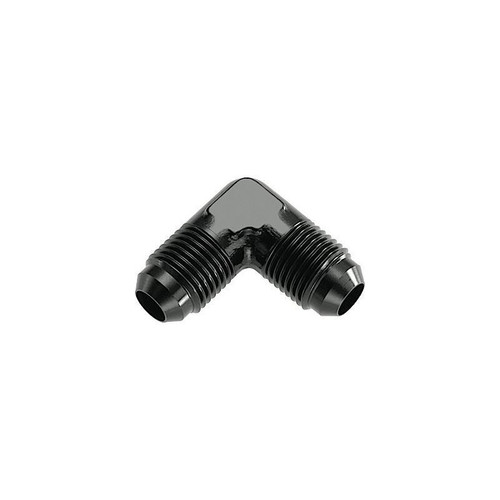 Redhorse 821-06-2 Fitting, -6 AN Male Union, 90 Degree Aluminum, Black Anodized