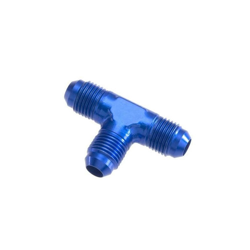 Redhorse 824-10-1 Tee Fitting, -10 AN, Male, Aluminum, Blue, Each