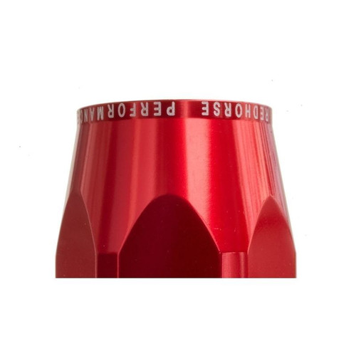 Redhorse 1400-08-3 -08 AN Hose End Socket, Aluminum. Red Anodized
