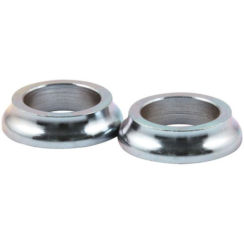 Allstar ALL18580 Tapered Spacers, 5/8 in. ID, 1/4 in. Thick, Steel, Zink, Pair