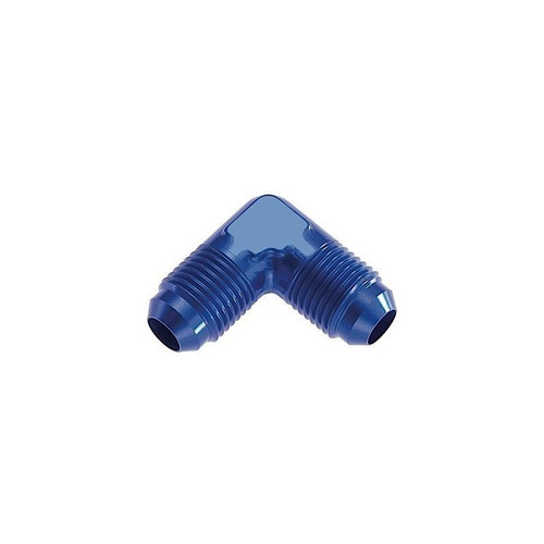 Redhorse 821-04-1 Fitting, -4 AN Male Union, 90 Degree Aluminum, Blue Anodized