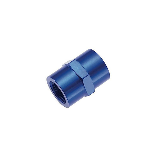 RED HORSE PERFORMANCE 910-04-1 1/4 NPT FML PIPE COUPLER BLU