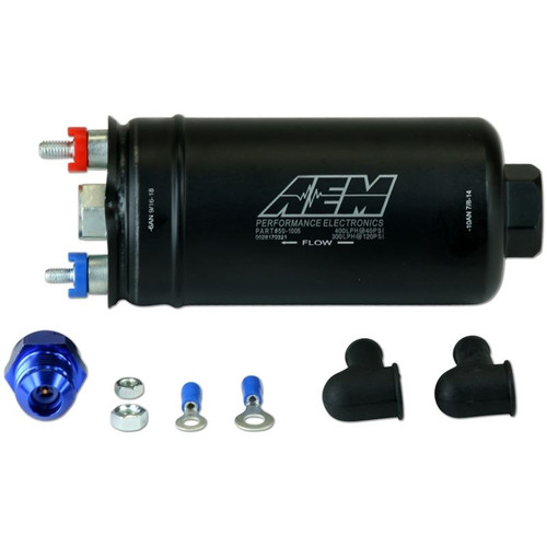 AEM 50-1005 Universal Electric High Flow Fuel Pump, Bosch 044 style, 400lps