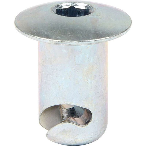 Allstar ALL19165 Quick Turn Fastener, Oval Head, Alen, 7/16 x 0.550 in Body, Steel, Clear, Pack of 50