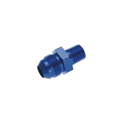 Redhorse 816-08-06-1 Fitting -08 AN To 3/8 in. NPT, Straight, Aluminum, Blue