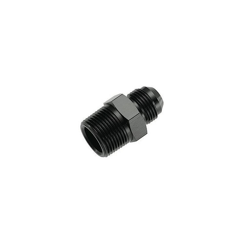 Redhorse 816-12-08-2 Fitting -12 AN To 1/2 in. NPT, Straight, Aluminum, Black