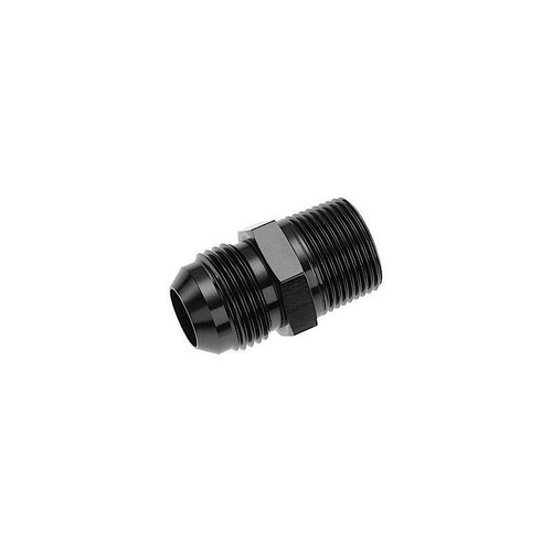 Redhorse 816-12-12-2 Fitting -12 AN To 3/4 in. NPT, Straight, Aluminum, Black