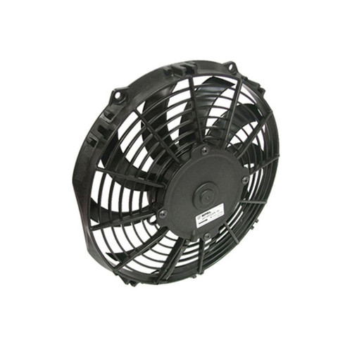 SPAL 30100435 10 in. Diameter Electric Fan, Puller 802 CFM, Curved Blades, Plastic, Each