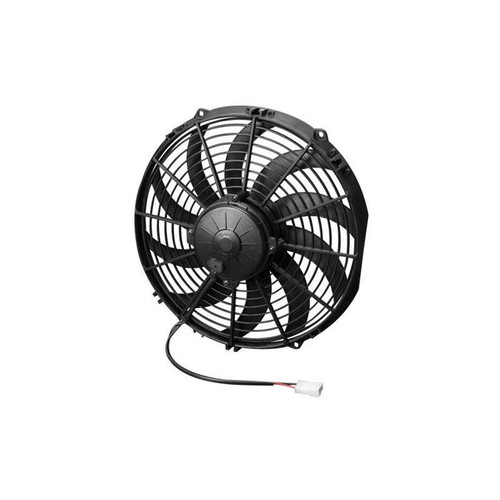 SPAL 30102029 12 in. Diameter Electric Fan, Puller 1328 CFM, Curved Blades, Plastic, Each