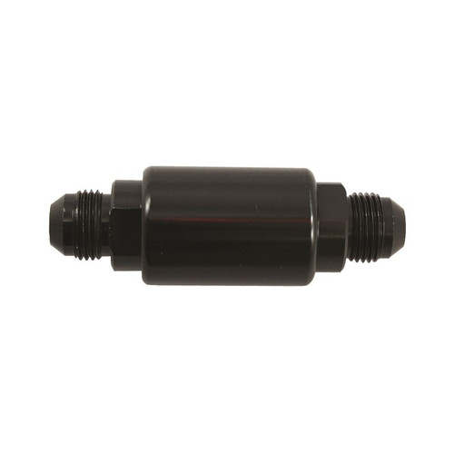 TSP SP9276 40 Micron Billet Aluminum Fuel Filter, Black, -8 AN, Each