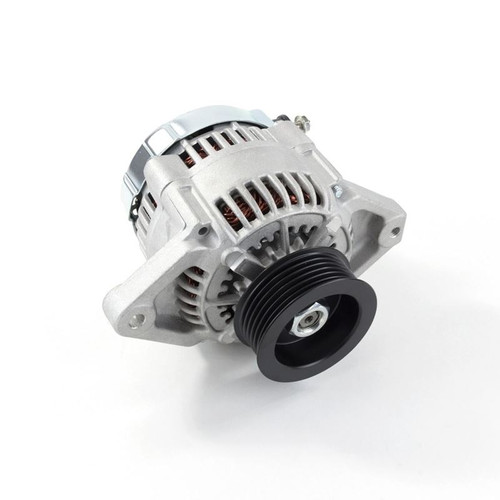 TSP ES1015 Denso Style, 90 AMP Alternator, Serpentine Pulley, Natural