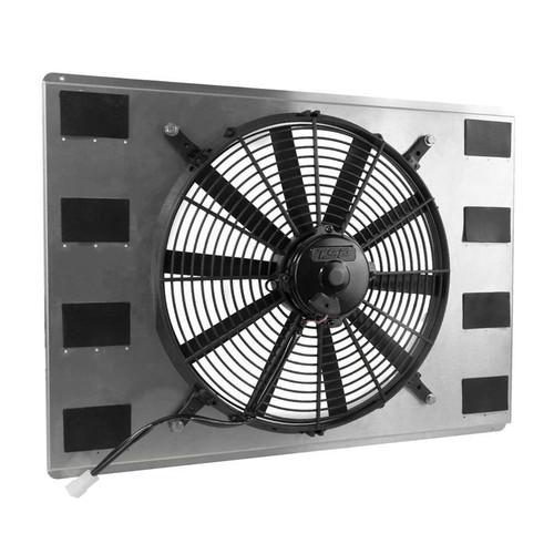 TSP HC8511 Aluminum Fan Shroud W/16 in. Fan, 23 3/4 in. Radiator Core, 1800 CFM