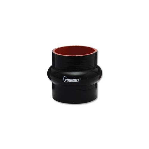 Vibrant Performance 2735 Hump Hose Coupler, 3.5 in. I.D. x 3 in. Long, Black