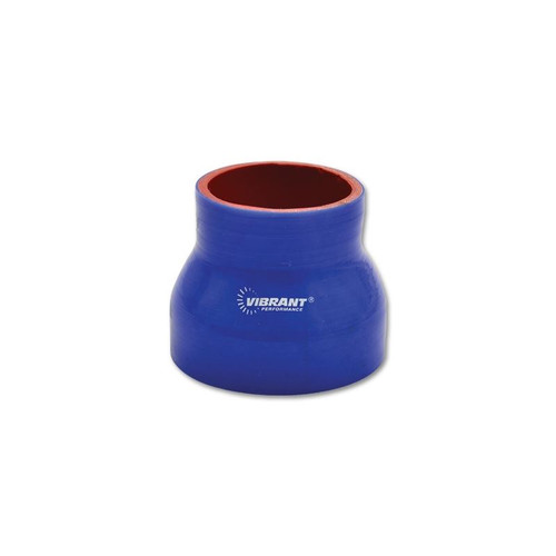 Vibrant Performance 2763B Reducer Hose Coupler, 1.5 in. I.D. x 2 in. I.D. x 3 in. Long, Blue