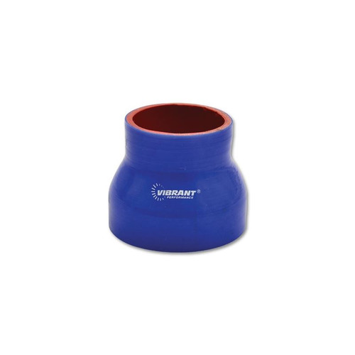 Vibrant Performance 2771B Reducer Hose Coupler, 2.5 in. I.D. x 2.75 in. I.D. x 3 in. Long, Blue