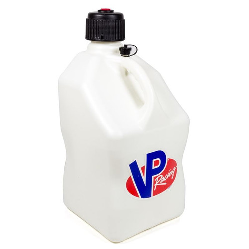 VP Fuel 3522 5 Gallon, White Utility Jug, O-Ring Seal Screw-On Cap, Vent, Square, Plastic