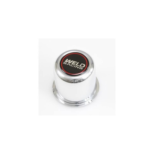 Weld P605-5093 Center Cap, 2.93 in. OD, Push Through, Aluminum, Polished, Each