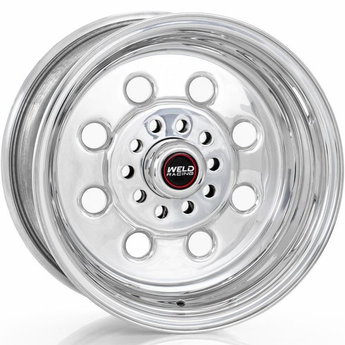 Weld 90-58040 Draglite Series Wheel, 15 in. x 8 in., 4 x 4.25/5 x 4.5 in Bolt Circle, Polished