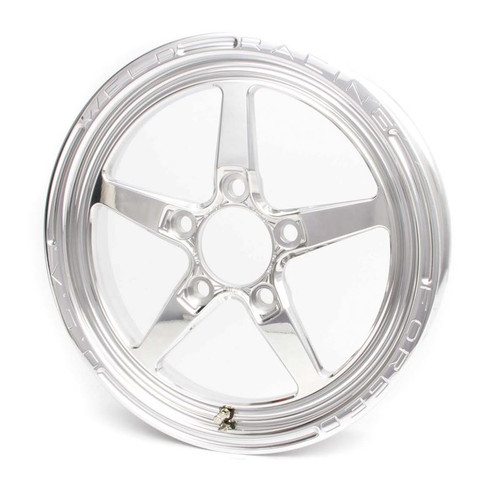 Weld 88-15204 Alumastar Series Wheel, 15 in. x 3.5 in., 5 x 4.5 in. Bolt Circle, Polished