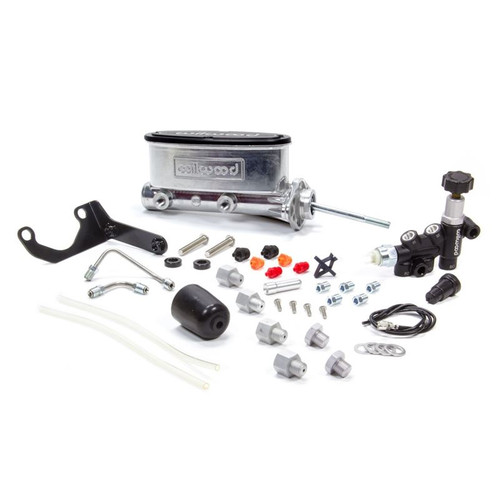 Wilwood 261-13626-P Aluminum Tandem Master Cylinder Kit, Polished, Kit