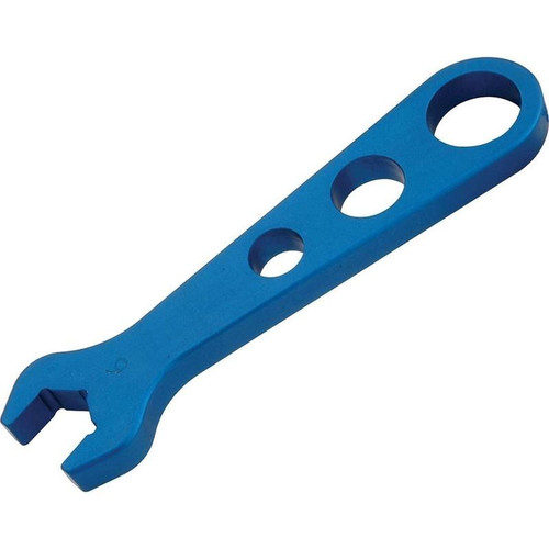 Allstar ALL11106 Single End Wrench -6 AN, Aluminum, Blue Anodived