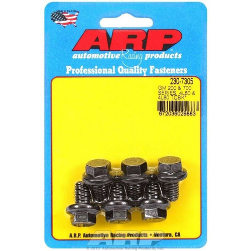 ARP 230-7305 GM 4L60E/4L80E Torque Converter Bolts, M10 x 1.5 Thread, Hex, 8740 Chromoly, Set of 6