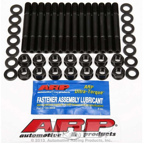 ARP 132-5401 GM 6-Cyl. 2-Bolt Main Studs, Hex Nuts, Chromoly, Black Oxide, Kit