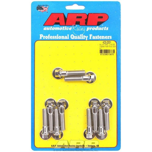 ARP 423-2001 Buick V8, Intake Manifold Bolt Kit, 3/8-16 in. Thread, Stainless Steel