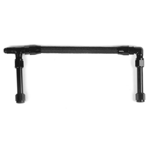 Earl's AT104195ERL -6 AN Ultra 4150 HP Carb Fuel Line Kit, -8 AN Dual Outlets, Black