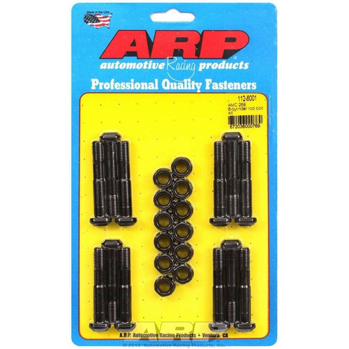 ARP 112-6001 AMC 6-Cyl. High Performance Connecting Rod Bolts, Hex, Chromoly, Set of 12