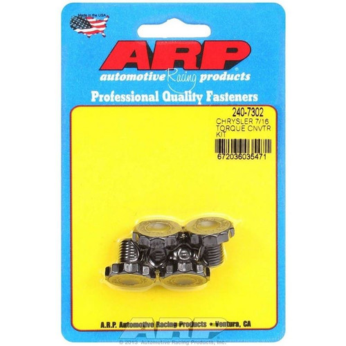 ARP 240-7302 Mopar A500/A904 Torque Converter Bolts, 7/16-20 in. Thread, 12-Point, Set of 4