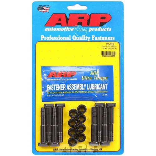 ARP 151-6002 Ford 4-Cyl. High Performance Connecting Rod Bolts, Hex, Chromoly, Set of 8