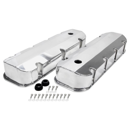 Allstar Performance ALL26177 Big Block Chevy Tall, Fabricated Aluminum Valve Covers w/ Holes