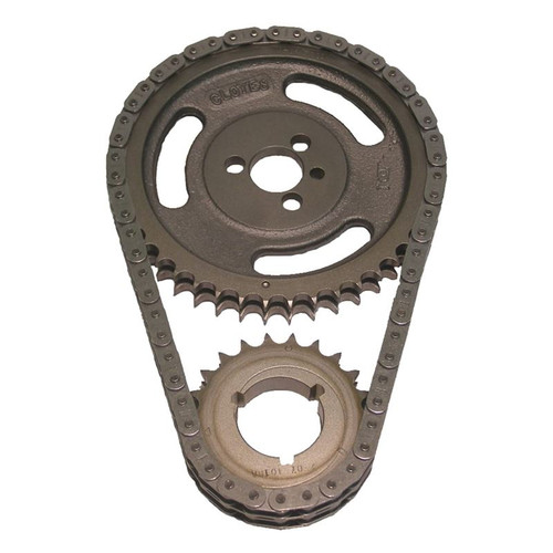 Cloyes 9-3100-10 SBC Timing Chain Set, Original True Double Roller, -0.010 in. Shorter, Iron/Steel