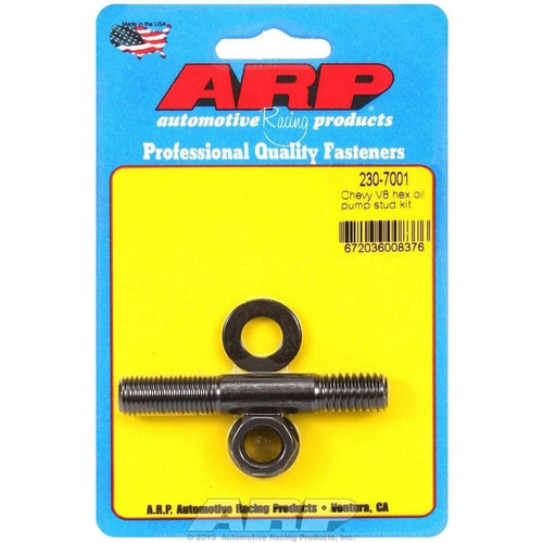 ARP 230-7001 Small Block Chevy, Oil Pump Studs, Chromoly, Black Oxide, Kit