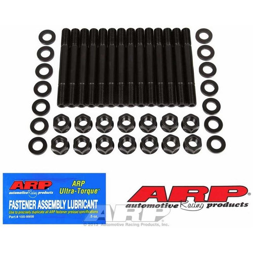 ARP 152-5401 Ford 6-Cyl. 2-Bolt Main Studs, Hex Nuts, Chromoly, Black Oxide, Kit