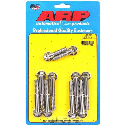 ARP 455-2002 Big Block Ford, Intake Manifold Bolt Kit, 3/8-16 in. Thread, Stainless Steel