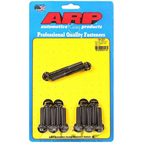 ARP 194-2001 Pontiac V8, Intake Manifold Bolt Kit, 3/8-16 in. Thread, Hex Head, Chromoly